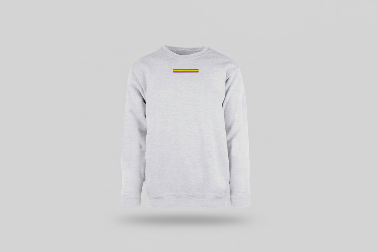 Genser Unisex Retro Regnbueflagg