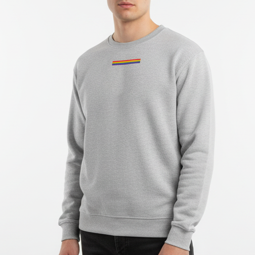 Genser Unisex Retro Regnbueflagg