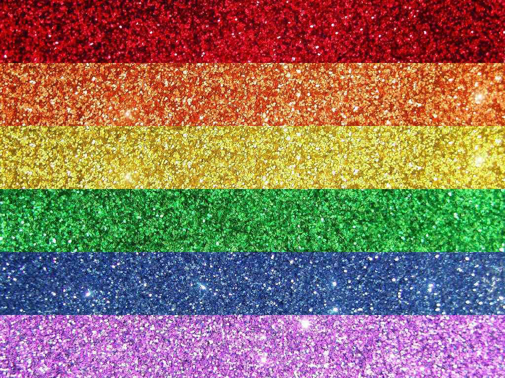 glitter i regnbuens farger, perfekt for ansikt, kropp og hår.