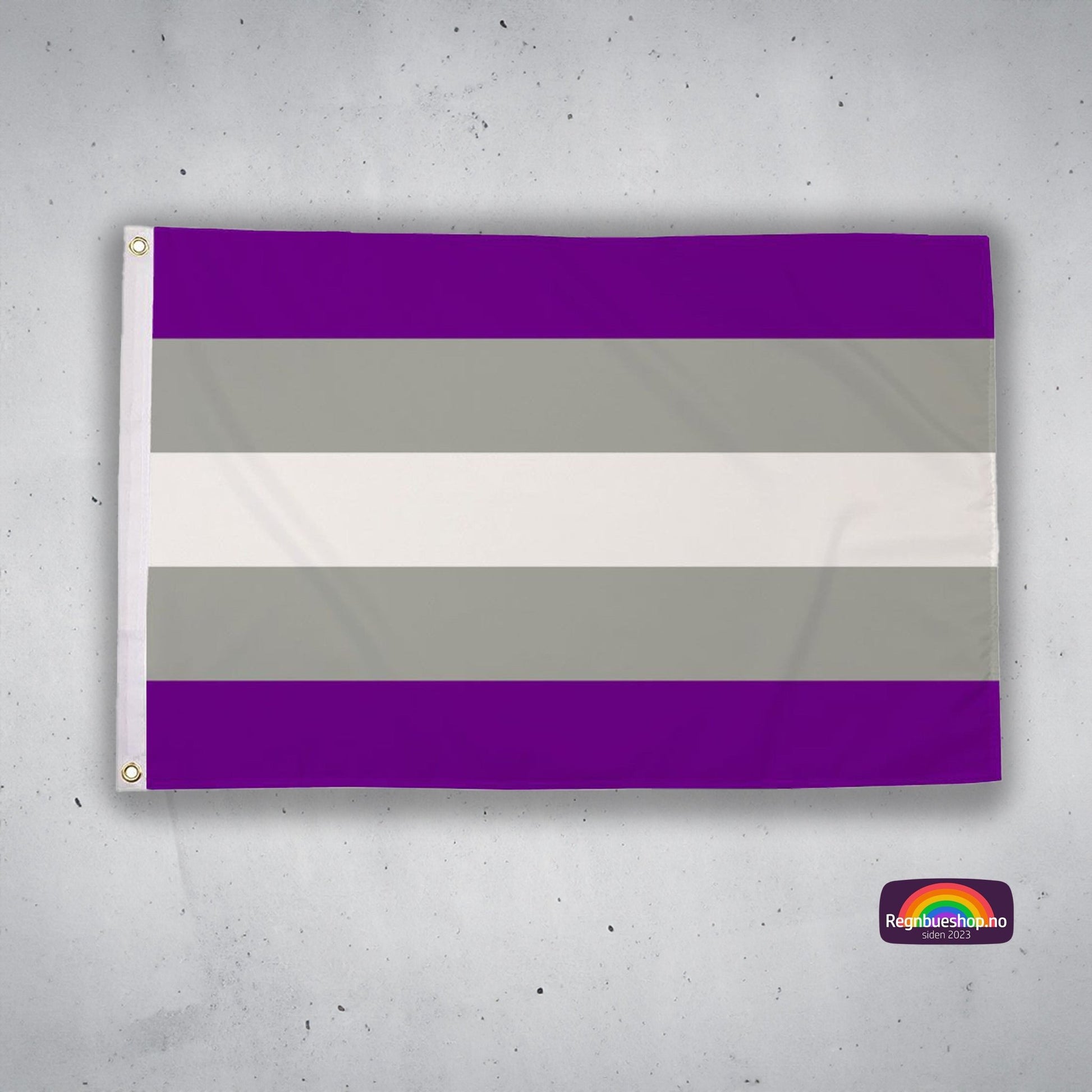 Regnbueshop - Greysexual Pride flagg 90x150 cm - Flagg