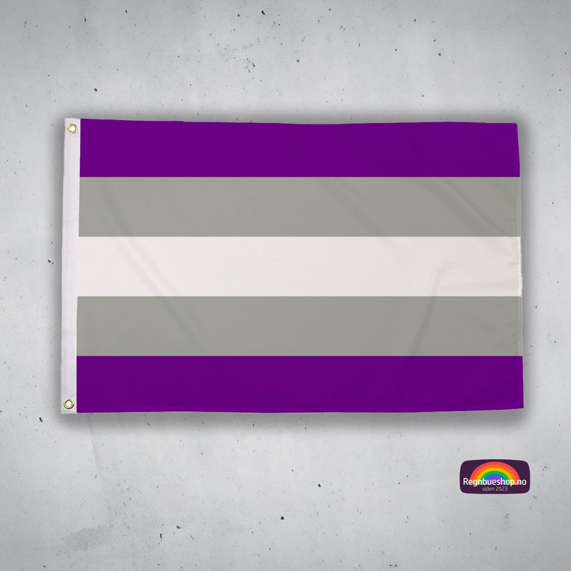 Regnbueshop - Greysexual Pride flagg 90x150 cm - Flagg
