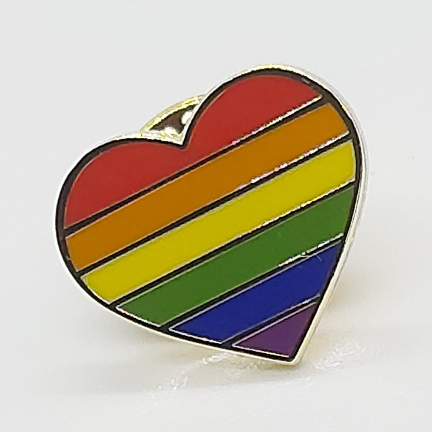 Regnbueshop - Hjerte Pin Liten - Pin