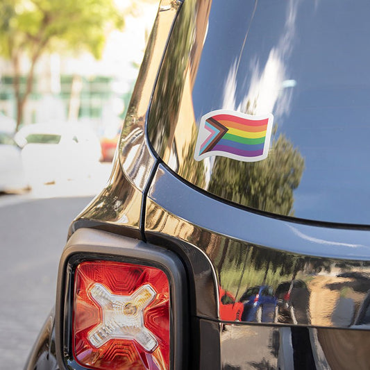 Regnbueshop - Klistremerke Utendørs Progressiv pride - Klistremerker