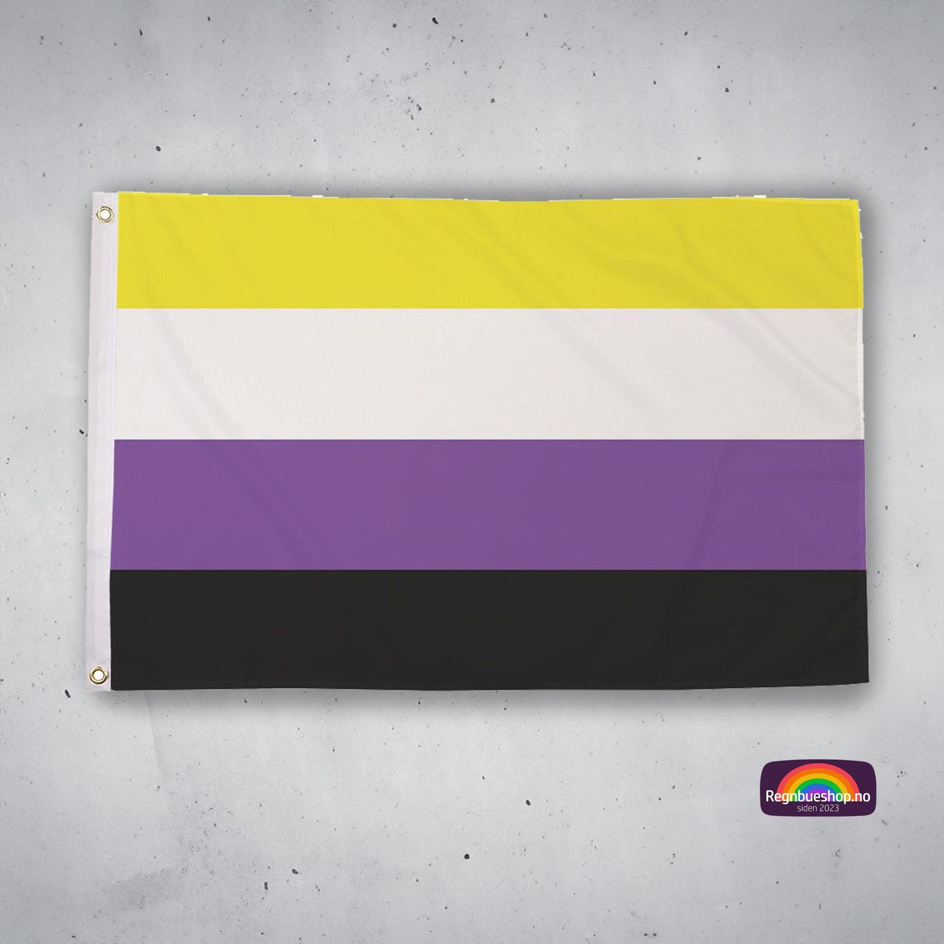 Regnbueshop - Non Binary Pride 90x60 cm - Flagg