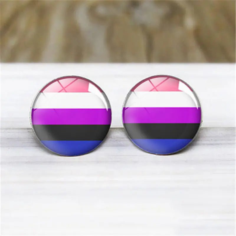 Regnbueshop - Øredobb Genderfluid 2 Pk - Accessories