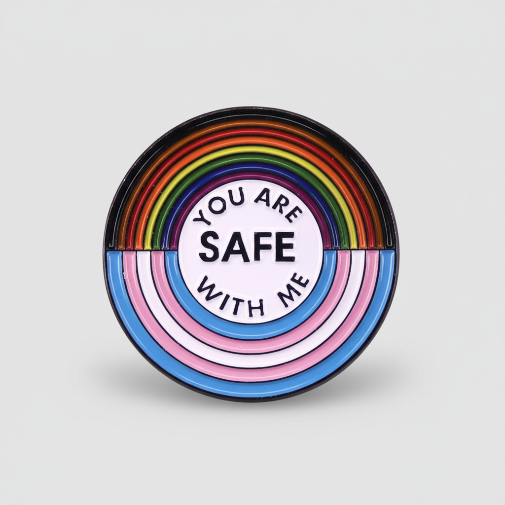 Pride Pin You are safe with me