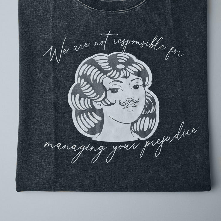 Unisex Vintage Wash Box T-skjorte prejudice