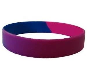 Regnbueshop - Pride Armbånd Silikon Bifil - Accessories