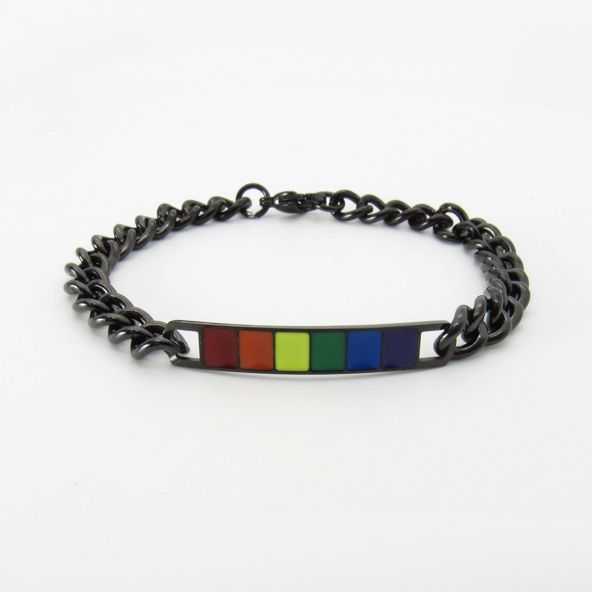 Regnbueshop - Pride Armbånd Sort metall - Accessories