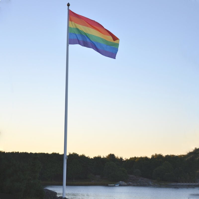 Regnbueshop - Pride Flaggstang Flagg 150x250 cm - Flagg