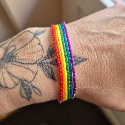 Regnbueshop - Pride justerbart trådband - Accessories