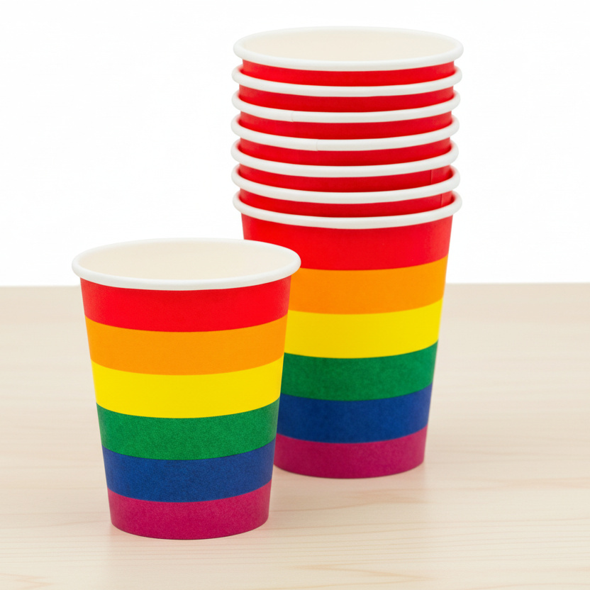 Pride Papirkopp 8 pk