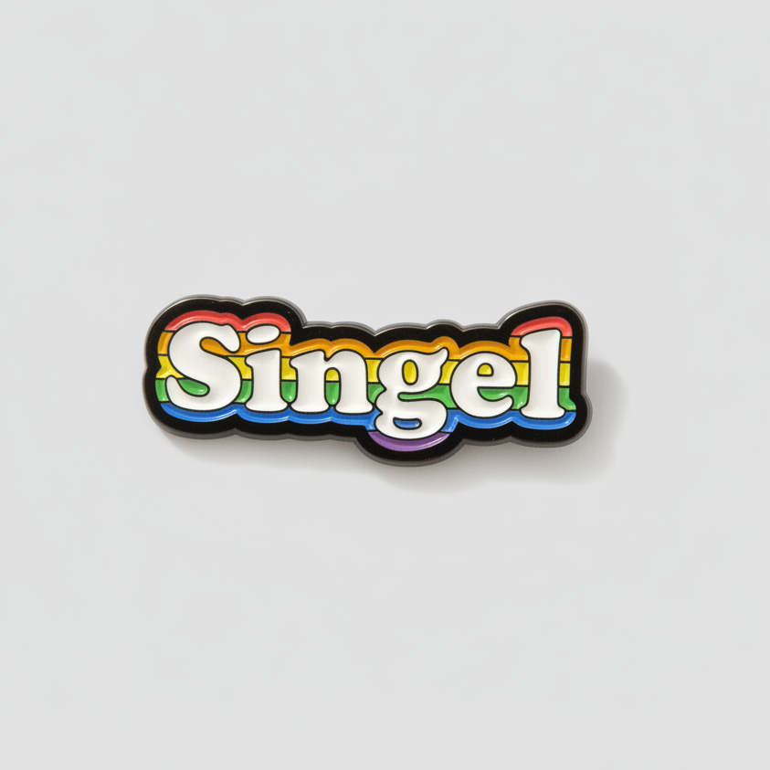 Singel Regnbue Pin