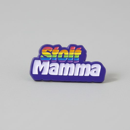 Stolt Mamma Regnbue Pin
