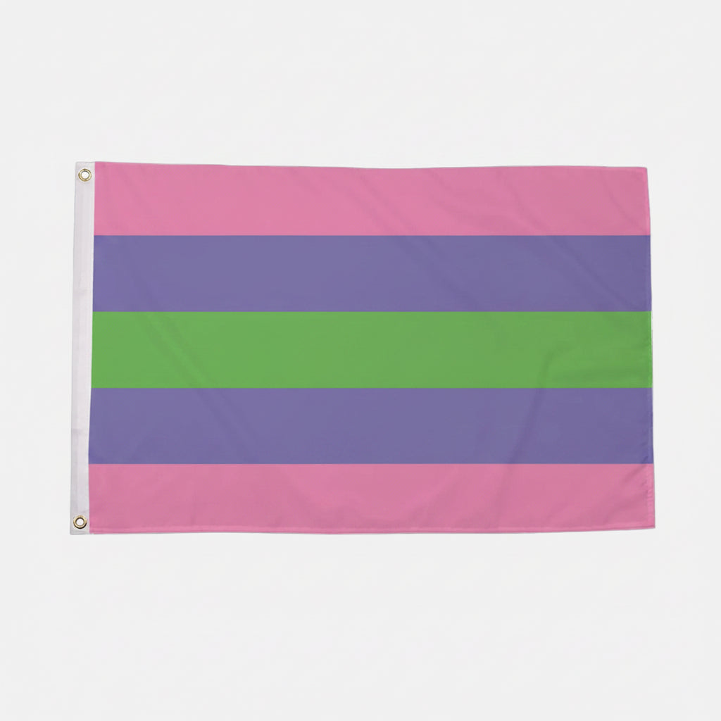 Regnbueshop - Trigender Pride flagg 90x150 cm - Flagg